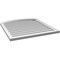Ekena Millwork Arch Top Surface Mount PVC Gable Vent: Functional, w/ 2"W x 1-1/2"P Brickmould Frame, 32"W x 34"H GVPAR32X3402SF - alternate 3